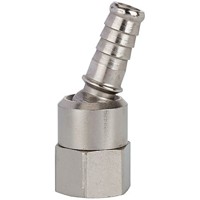 Produktbild von RIEGLER® - Schlauchtülle, Messing vernickelt, drehbar, G 1/4" I LW 13