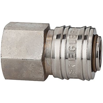 Produktbild von RIEGLER® - Schnellverschlusskupplung NW 7,2 »connect line«, Messing vernickelt,