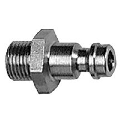 Produktbild von RIEGLER® - Nippel für Kupplungen NW 5, Edelstahl 1.4305, G 1/8" A, SW 14