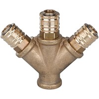 Produktbild von RIEGLER® - Verteiler mit 3 Schnellverschlusskupplungen NW 7,2, G 1/2" I