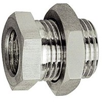 Produktbild von RIEGLER® - Schottverschraubung, G 1/2" A, G 3/8" I, Edelstahl 1.4571