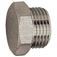 Produktbild von RIEGLER® - Verschlussschraube, Außensechskant, G 1/2", SW 24, Edelstahl 1.4571