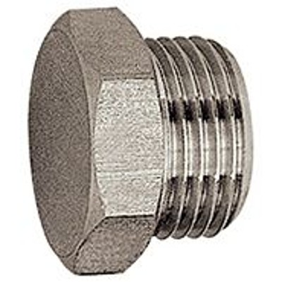 Produktbild von RIEGLER® - Verschlussschraube, Außensechskant, G 1/4", SW 17, Edelstahl 1.4571