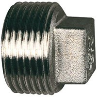 Produktbild von RIEGLER® - Verschlussstopfen, Vierkant, G 1/4", SW 9, Edelstahl 1.4408