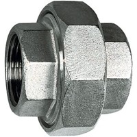 Produktbild von RIEGLER® - Lösbarer Doppelgewindenippel, G 1/8" I, SW1 29, SW2 18, Edelstahl 1.