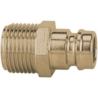 Produktbild von RIEGLER® - Temperier-Einstecknippel DN 9 mit AG, mit Absperrventil, G 1/2"