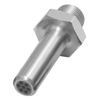 Produktbild von RIEGLER® - Lärmarme Runddüse, 1/2 - 27 UNS, Aluminium, Düsen-Außen-ø 10mm