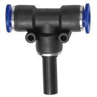 Produktbild von RIEGLER® - T-Steckverbindung, Stecknippel 16mm »Blaue Serie«, Schlauch-Ø 12