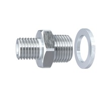 Produktbild von RIEGLER® - Anschlussnippel für Flachsauger, rund »PFG«, G 1/4" A, Ø 60-80mm