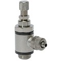 Produktbild von RIEGLER® - Drosselventil, Drosselung beideitig, Schnellverschraubung G 1/4", Sc