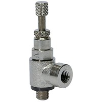 Produktbild von RIEGLER® - Drosselrückschlagventil, Zuluftdrossel Gewindeanschluss G 1/4" I, G 