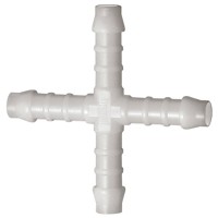 Produktbild von RIEGLER® - Kreuzverbindungsstutzen, für Schlauch LW 12mm, POM