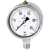 Produktbild von RIEGLER® - Glyzerinmanometer, Edelstahl, Sicherh., G 1/4" unten, 0-60,0 bar, Ø 