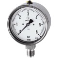 Produktbild von RIEGLER® - Manometer, Edelstahl, Sicherh., G 1/2" radial unten, 0-1,6 bar, Ø 10