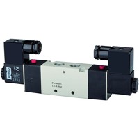 Produktbild von RIEGLER® - 5/2-Wegeventil elektropneumatisch, »4V«, bistabil, G 3/8", 24 V DC