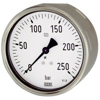 Produktbild von RIEGLER® - Manometer, Robustausführung, G 1/2" hinten exzentrisch, 0-1,0 bar, Ø