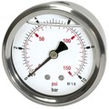 Produktbild von RIEGLER® - Glyzerinmanometer »pressure line«, G 1/4" hinten, 0-2,5 bar/36 psi, 