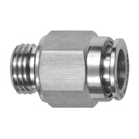 Produktbild von RIEGLER® - Gerade Steckverschraubung G 1/4" A, Schlauch-Außen-Ø 8, Edelstahl 1.