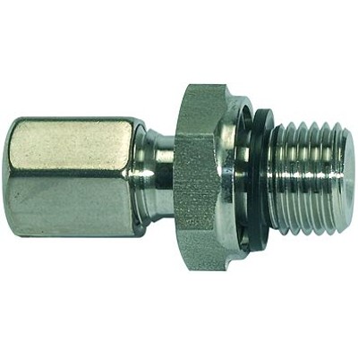 Produktbild von RIEGLER® - Gerade Einschraubverschraubung, G 1/8", Rohr-Ø8, Edelstahl 1.4571, 1