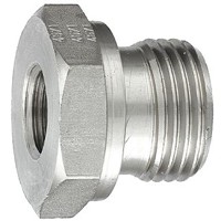 Produktbild von RIEGLER® - Kurze Wechselreduzierung, G 3/4" A, G 1/4" I, Edelstahl 1.4571