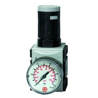 Produktbild von RIEGLER® - Präzisionsdruckregler »FUTURA«, mit Manometer, BG 1, G 3/8", 0,5-8 b