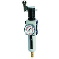 Produktbild von RIEGLER® - Filterregler »FUTURA«, PC-Behälter, SK, Manometer, BG 4, G 1", 0,5-1