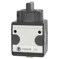 Produktbild von RIEGLER® - Kugelhahn 3/2-Wege »multifix«, abschließbar, BG 1, G 3/8"