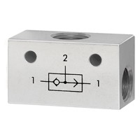 Produktbild von RIEGLER® - ODER-Ventil, 3x G 1/4"Aluminium