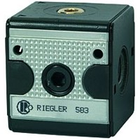 Produktbild von RIEGLER® - Verteiler »multifix«, breite Ausführung, BG 3, G 1/2", 4 Abgänge