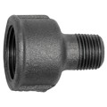 Produktbild von RIEGLER® - Reduziermuffe 246, Rp 1.1/2" I, R 3/4" A, Temperguss schwarz