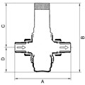 Produktbild von RIEGLER® - Druckregler für Trinkwasser, DVGW-geprüft, R 1", 1,5 - 6 bar