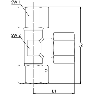 Riegler Winkel-Schottverschraubung, Rohr-Außen- 16 mm, Stahl verzinkt