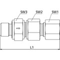 Produktbild von RIEGLER® - Rückschlagventil, G 1/4" A, Rohr-AØ 8mm, PN max. 250, Stahl verzinkt