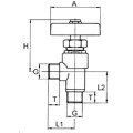 Produktbild von RIEGLER® - Eck-Absperrventil, Messing, AG, G 1/4", DN 5,5