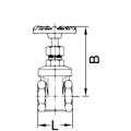 Produktbild von RIEGLER® - Muffen-Absperrventil, Messing, G 3/4", DN 20