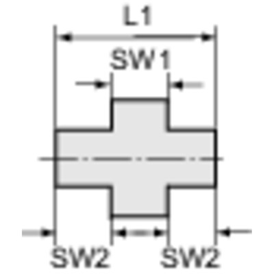 Produktbild von RIEGLER® - Lösbarer Doppelgewindenippel, G 1.1/2" I, SW1 76, SW2 56, Edelstahl 