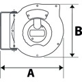 Produktbild von RIEGLER® - Schlauchaufroller, PU-Schlauch ø 12x8, G 1/4", Schlauchlänge 12 m