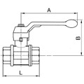 Produktbild von RIEGLER® - <p>Sicherheitskugelhahn n. abschließ., Entlüftung, MS ver., Rp 1 1/2