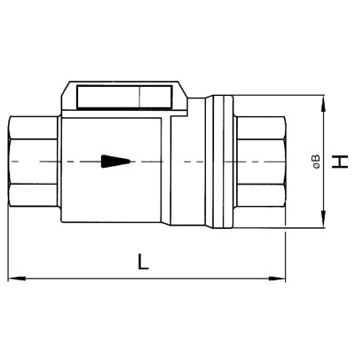 Produktbild von RIEGLER® - Koaxialventil, pneumatisch, einfachwirkend NO, Messing vernickelt, N