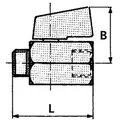 Produktbild von RIEGLER - Mini-Kugelhahn »valve line«, Messing vernickelt, Drehgriff, G 1/4" I/