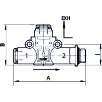 Produktbild von RIEGLER® - Schnellentlüftungsventil »lineonline« gef. Entlüftung G3/8" Ausg-Sch