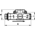 Produktbild von RIEGLER® - Rückschlagventil »lineonline«, Gewinde - Schlauch, G 1/8", Schlauch 