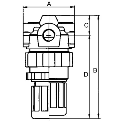 Produktbild von RIEGLER® - Druckregler »Standard-mini« inkl. Mano, BG 0, G 1/4", 0,15 - 7 bar