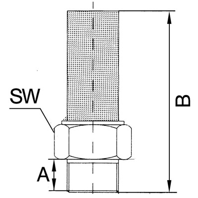 Produktbild von RIEGLER® - Schalldämpfer, Edelstahl 1.4401, G 1/8", SW 12