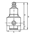 Produktbild von RIEGLER® - Edelstahl-Druckregler, 1.4404, nicht rücksteuerbar, G 1/2", 0,5 - 8 