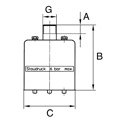 Produktbild von RIEGLER® - Hochleistungsschalldämpfer G 1.1/4", Stahlblech verzinkt