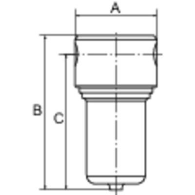 Produktbild von RIEGLER® - Edelstahl-Guss-Filter, 1.4401, 25 µm, BG 1, G 1/4"