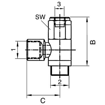 Produktbild von RIEGLER® - Pneumatisch entsperrbares Rückschlagventil G 3/8", G 3/8" I, G 1/8"