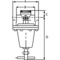 Produktbild von RIEGLER® - Konstant-Druckregler inkl. Manometer, BG 3, G 1", 0,5 - 3 bar