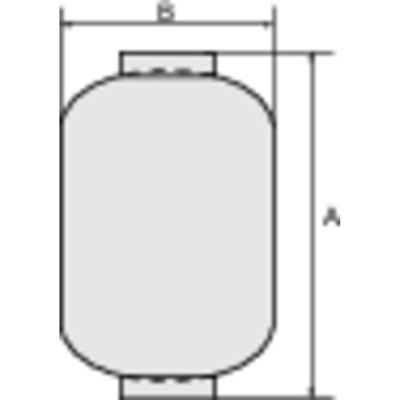 Produktbild von RIEGLER® - Druckluftbehälter 1 Liter, 2x G 1/2" I